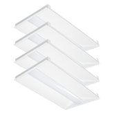 2x4 FT LED Troffer Panel Light, 25W-50W Selectable Wattage, 3500K/4000K/5000K/5700K/6500K Selectable Color Temperature, 0-10V Dimmable, Up to 7,500 Lumens, Commercial Drop Ceiling Light Fixture