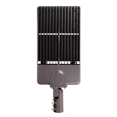 500W Max LED Shoebox Parking Lot Light, Up to 80,000 Lumens, 160 LM/W, 3000K/4000K/5000K CCT Selectable, Type III Distribution, 100-277V, 0-10V Dimmable, 1500W Metal Halide Equivalent, Bronze Housing, Slipfitter Mount, IP65, UL & DLC Certified