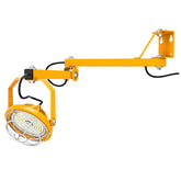 30W LED Loading Dock Light, Adjustable Steel Mounting Arms Up to 9FT, 5000K, 4,140 Lumens, 120-277V AC, 138LM/W, 110° Beam Angle, IP65, UL/DLC Listed, Die-Cast Aluminum Housing, Tempered Glass Lens, Wall Mount