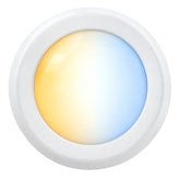 6-Inch LED Disk Light for Flush Mount Ceiling Lighting, 15W, 1200 Lumens, 5CCT Selectable 2700K/3000K/3500K/4000K/5000K, TRIAC Dimmable, ETL & ENERGY STAR Listed, Surface Mount LED Downlight for Kitchen, Bedroom, Bathroom & Hallway