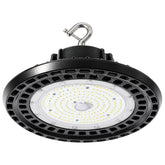 Sensor Ready 200W UFO LED High Bay Light, 650W Metal Halide Equivalent, Up to 36,000 Lumens, 180 lm/W, 3CCT Selectable 4000K/5000K/5700K, 120-277V, 0-10V Dimmable, 120° Beam, ETL & DLC Listed