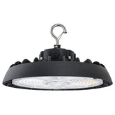 Sensor Ready 240W UFO LED High Bay Light, 800W Metal Halide Equivalent, Up to 38,400 Lumens, 160 lm/W, CCT Selectable 4000K/5000K, 120-277V, 0-10V Dimmable, 120° Beam, UL & DLC Listed, 5-Year Warranty