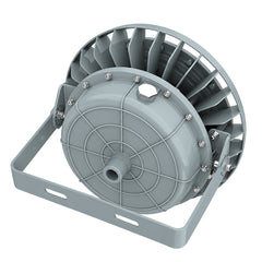 200W LED Explosion Proof Round Light, Class I Division 2, 26,000 Lumens, 5000K, 120-277V AC, 0-10V Dimmable, 120° Beam, Copper-Free Aluminum Housing, Tempered Glass Lens, IP66, Hazardous Location Lighting Fixture