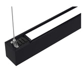 50W 4FT LED Architectural Linear Light, 5,750 Lumens, 115 LM/W, 3500K/4000K/5000K Selectable Up & Down, 120-277V/277-347V, 0-10V Dimmable, 5-Way Adjustable Up/Down Lighting, 110° Beam, Pendant/Surface/Wall Mount