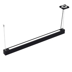 50W 4FT LED Architectural Linear Light, 5,750 Lumens, 115 LM/W, 3500K/4000K/5000K Selectable Up & Down, 120-277V/277-347V, 0-10V Dimmable, 5-Way Adjustable Up/Down Lighting, 110° Beam, Pendant/Surface/Wall Mount