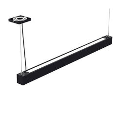 50W 4FT LED Architectural Linear Light, 5,750 Lumens, 115 LM/W, 3500K/4000K/5000K Selectable Up & Down, 120-277V/277-347V, 0-10V Dimmable, 5-Way Adjustable Up/Down Lighting, 110° Beam, Pendant/Surface/Wall Mount