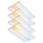 2x4 LED Troffer Light, 25W/30W/35W/40W/50W Selectable Wattage, 5CCT Tunable 3500K/4000K/5000K/5700K/6500K, Sensor Ready, 120-277V, 0-10V Dimmable, ETL & DLC Premium Listed Commercial Ceiling Fixture