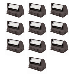 40W Rotatable LED Wall Pack Light, 5,400 Lumens, 200W Metal Halide Equivalent, 350° Adjustable Optics, 120-277V, DLC Premium, 5-Year Warranty