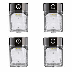 26W LED Mini Wall Pack Light, 3,588 Lumens, 90W Metal Halide Equivalent, 3000K/4000K/5000K CCT Selectable, Built-In Dusk-to-Dawn Photocell, 120-277V, DLC Premium, 5-Year Warranty