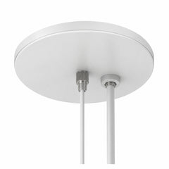 Round Canopy & Power Cable, 2 Meter, for Pendant-Mounted LED Linear Light Fixtures, Ceiling Mounting Hardware, Easy Installation
