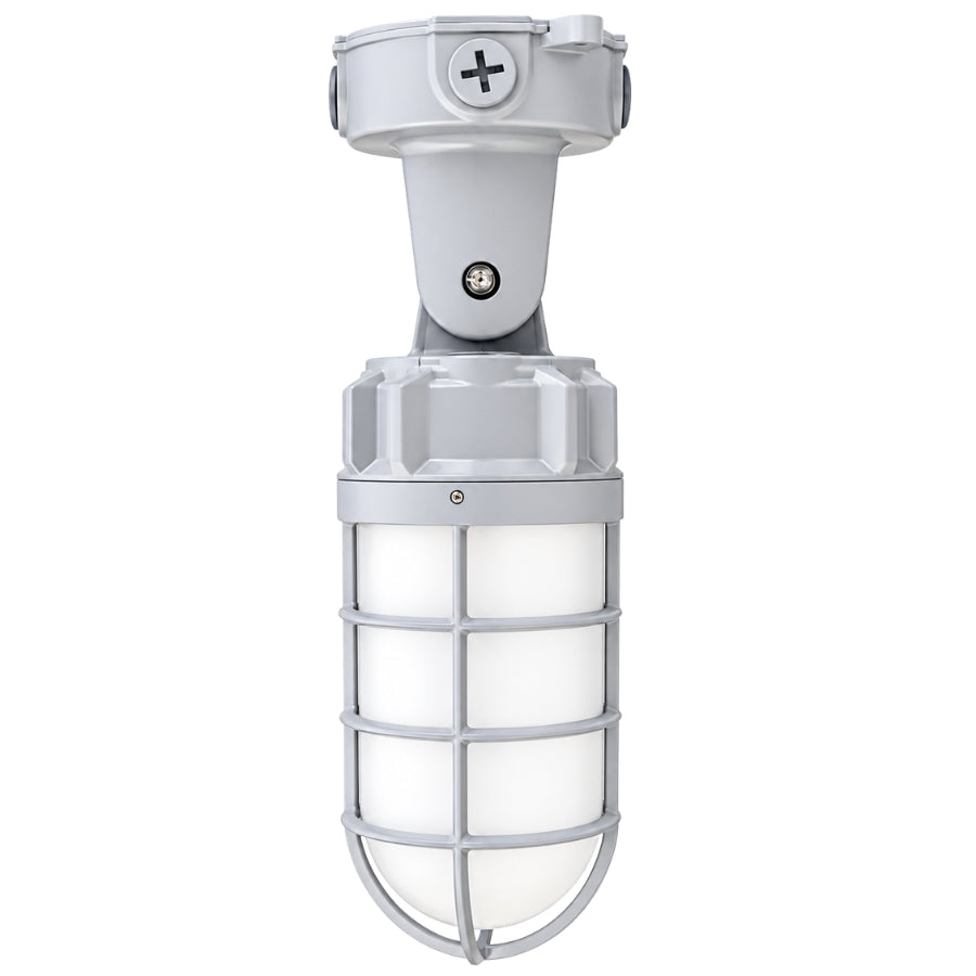 21W LED Jelly Jar Light, AC 120-277V, 5000K, 2,520 Lumens, 120LM/W, IP65, 160° Beam Angle, UL/CUL Listed, DLC, Die-Cast Aluminum Housing, Tempered Glass Lens, Adjustable U-Bracket, Wall & Ceiling Mount