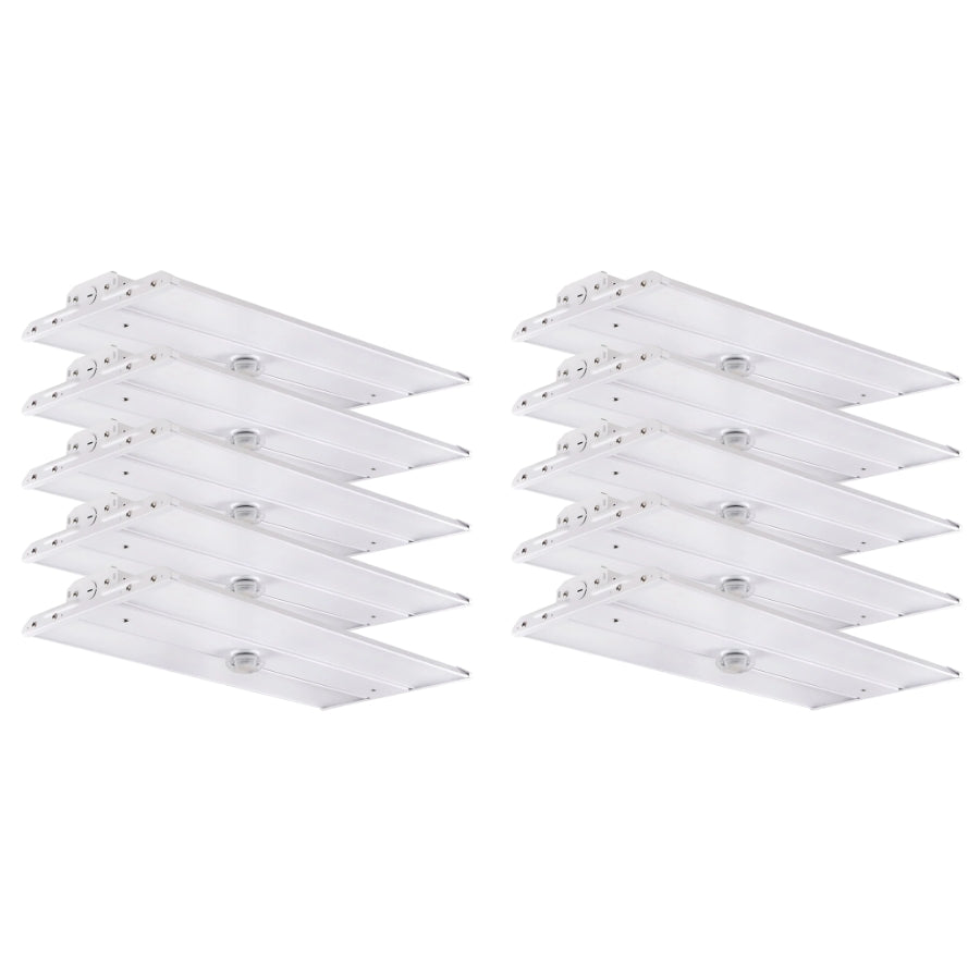 2FT LED Linear High Bay Light, 110W/165W/220W Selectable, 4000K/5000K CCT Tunable, Up to 30,800 Lumens, 140 LM/W, Philips LED Chips, UL Driver, 0-10V Dimmable, 90-277V, Sensor Ready, 700W Metal Halide Equivalent