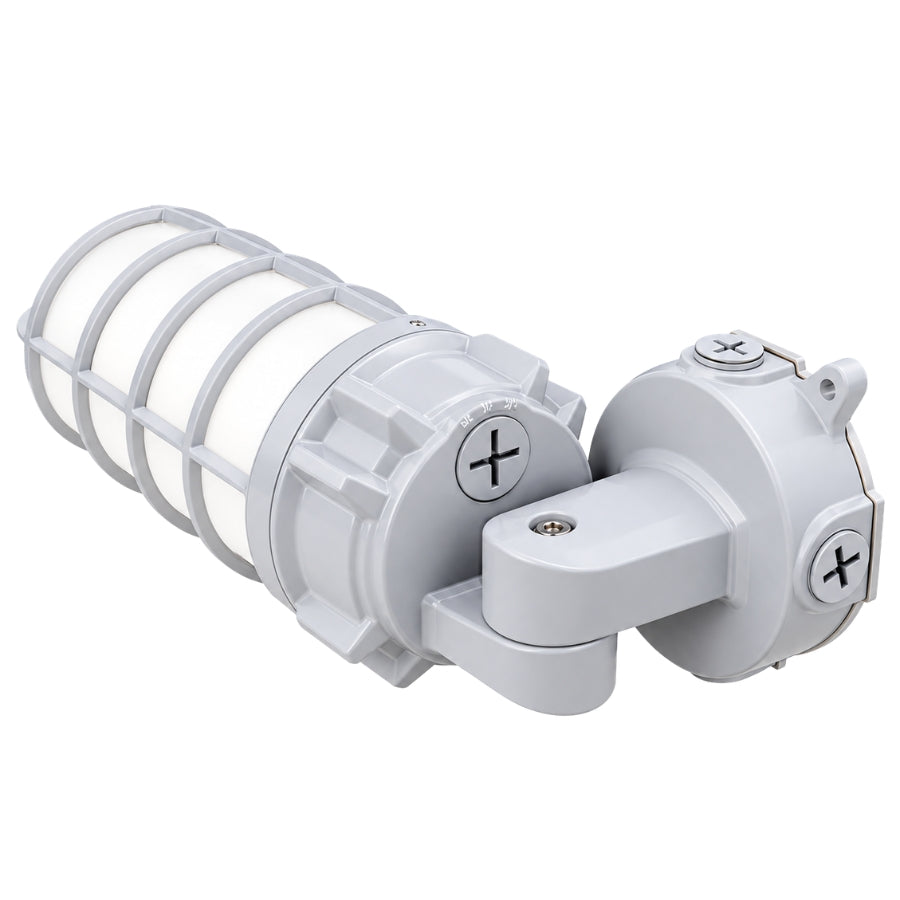 21W LED Jelly Jar Light, AC 120-277V, 5000K, 2,520 Lumens, 120LM/W, IP65, 160° Beam Angle, UL/CUL Listed, DLC, Die-Cast Aluminum Housing, Tempered Glass Lens, Adjustable U-Bracket, Wall & Ceiling Mount