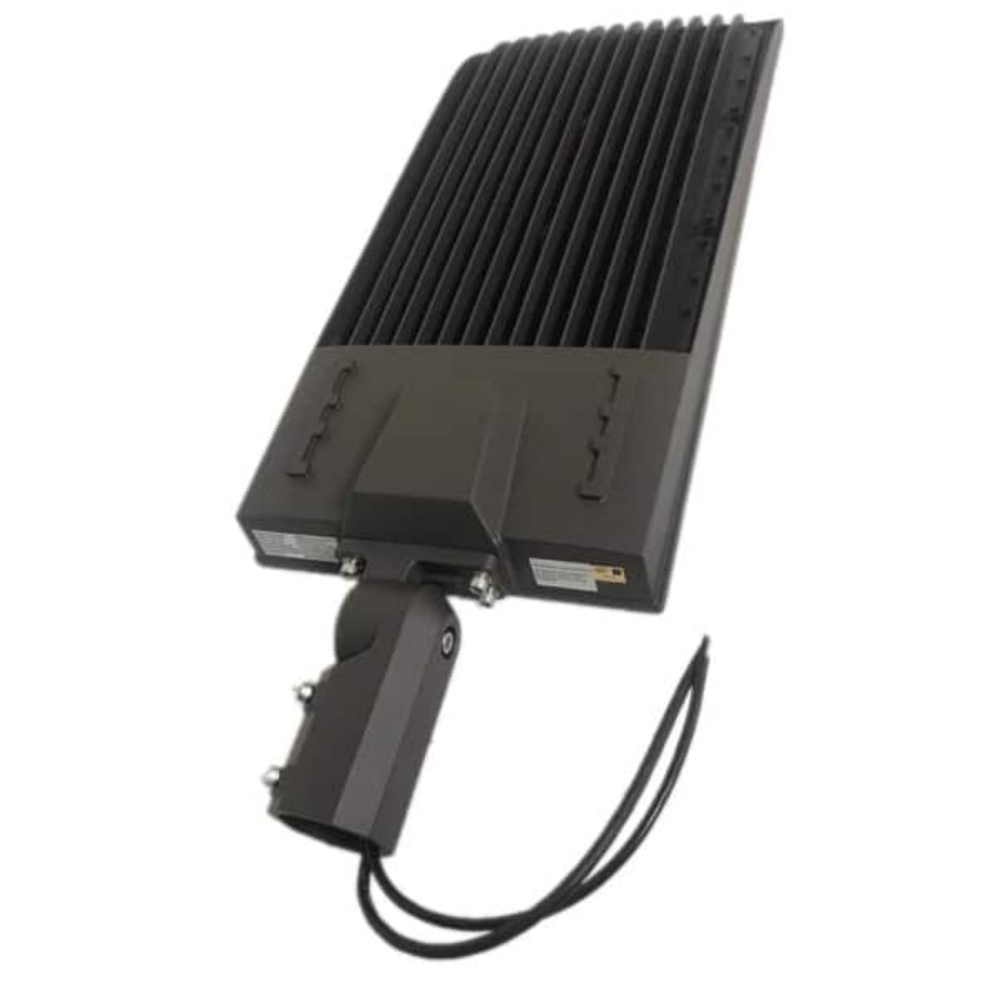 450W LED Shoebox Parking Lot Light, 58,500 Lumens, 1,500W Metal Halide Equivalent, 3000K/4000K/5000K CCT Selectable, Type III Distribution, 100-277V AC, 0-10V Dimmable, Bronze Housing, Slipfitter Mount, IP65, UL & DLC Certified