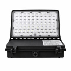 Full Cutoff LED Wall Pack Light, 4-Wattage Selectable (60W/80W/100W/120W), Up to 15,600 Lumens, Up to 400W Metal Halide Equivalent, 3000K/4000K/5000K CCT Selectable, Built-In Dusk-to-Dawn Photocell, 120-347V, 5-Year Warranty
