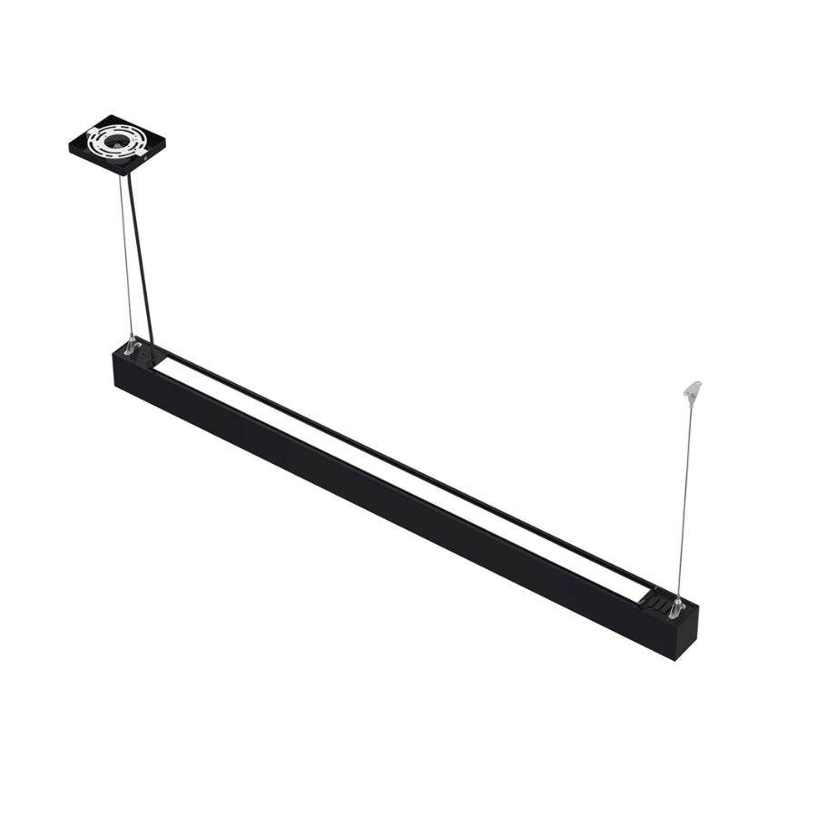 50W 4FT LED Architectural Linear Light, 5,750 Lumens, 115 LM/W, 3500K/4000K/5000K Selectable Up & Down, 120-277V/277-347V, 0-10V Dimmable, 5-Way Adjustable Up/Down Lighting, 110° Beam, Pendant/Surface/Wall Mount