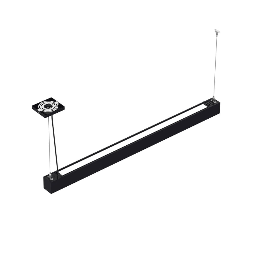 50W 4FT LED Architectural Linear Light, 5,750 Lumens, 115 LM/W, 3500K/4000K/5000K Selectable Up & Down, 120-277V/277-347V, 0-10V Dimmable, 5-Way Adjustable Up/Down Lighting, 110° Beam, Pendant/Surface/Wall Mount