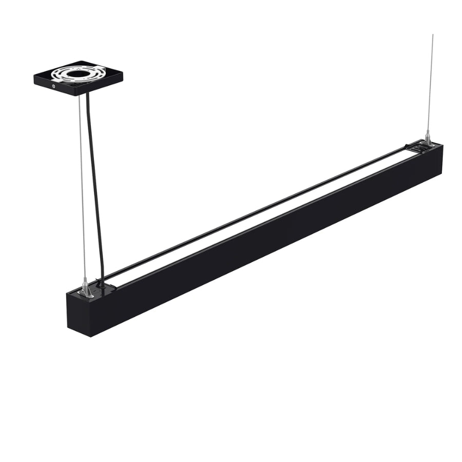 50W 4FT LED Architectural Linear Light, 5,750 Lumens, 115 LM/W, 3500K/4000K/5000K Selectable Up & Down, 120-277V/277-347V, 0-10V Dimmable, 5-Way Adjustable Up/Down Lighting, 110° Beam, Pendant/Surface/Wall Mount