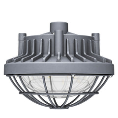 80W Round LED Explosion Proof Low Bay Light, Class I Division 2, Groups A/B/C/D, Class II Division 2, 5000K, 10,400 Lumens, 120-277V AC, 130LM/W, IP66, UL/CUL Listed, DLC Listed, 180° Beam Angle, Hazardous Location