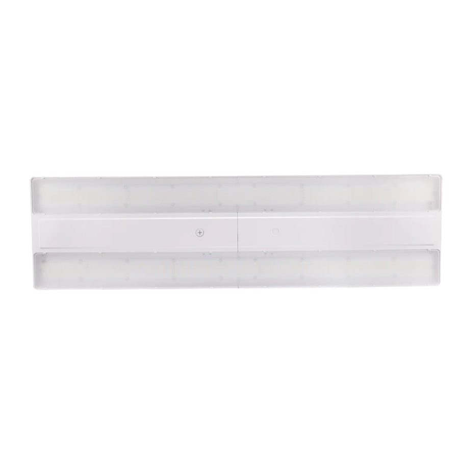 4FT LED Linear High Bay Light, 360W/380W/400W Selectable, Up to 56,000 Lumens, 140 LM/W, 5000K Daylight, Philips LED Chips, UL Driver, 0-10V Dimmable, 90-277V, Sensor Ready, Commercial Warehouse & Industrial Lighting