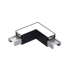 LED Linear Light L-Shape Connector, Black, for Seamless 90° Corner Connection, Compatible with Architectural LED Linear Lighting Fixtures, Easy Installation