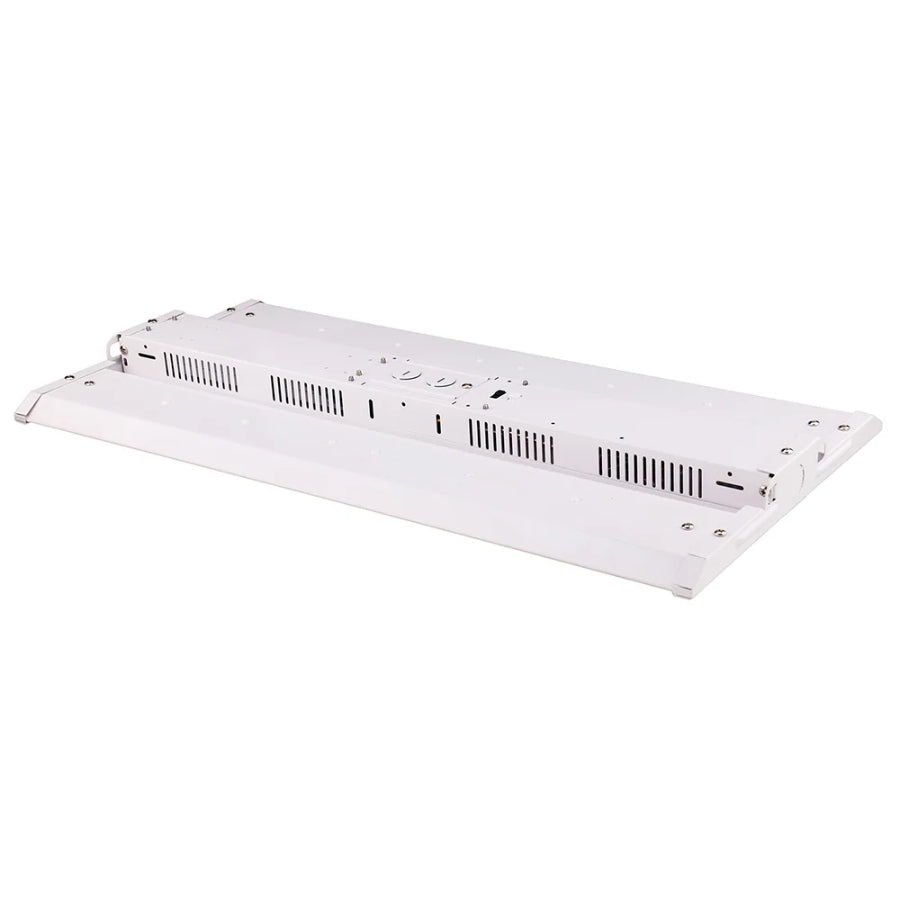 2FT LED Linear High Bay Light, 110W/165W/220W Selectable, 4000K/5000K CCT Tunable, Up to 30,800 Lumens, 140 LM/W, Philips LED Chips, UL Driver, 0-10V Dimmable, 90-277V, Sensor Ready, 700W Metal Halide Equivalent